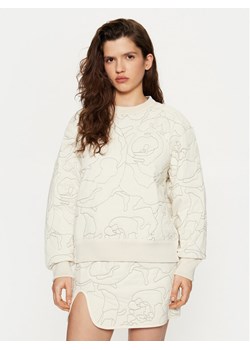 Lacoste Bluza SF2686 Beżowy Oversize ze sklepu MODIVO w kategorii Bluzy damskie - zdjęcie 181033032