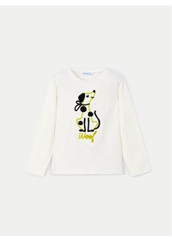 Mayoral Bluzka 4068 Écru Regular Fit ze sklepu MODIVO w kategorii T-shirty chłopięce - zdjęcie 181033064