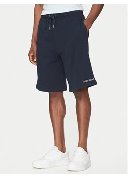 Guess Jeans Szorty sportowe M5GD49 KCPR1 Granatowy Regular Fit ze sklepu MODIVO w kategorii Spodenki męskie - zdjęcie 181033134