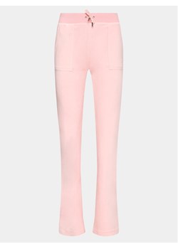 Juicy Couture Spodnie dresowe Del Ray JCAP180 Różowy Regular Fit ze sklepu MODIVO w kategorii Spodnie damskie - zdjęcie 181033353