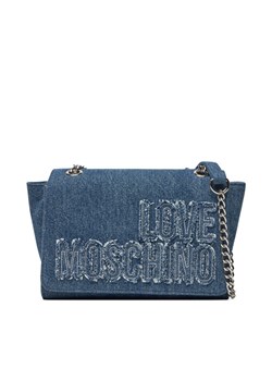 LOVE MOSCHINO Torebka JC4245PP0MKM0750 Niebieski ze sklepu MODIVO w kategorii Torebki damskie - zdjęcie 181033371