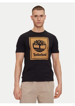 Timberland T-Shirt TB0A5WQQ Czarny Regular Fit ze sklepu MODIVO w kategorii T-shirty męskie - zdjęcie 181033453