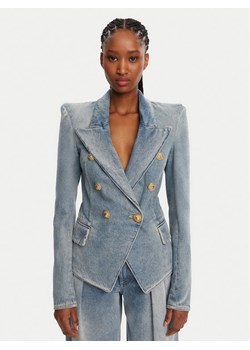 Balmain Marynarka DF0SI509DF17 Niebieski Regular Fit ze sklepu MODIVO w kategorii Marynarki damskie - zdjęcie 181033473