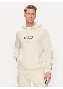 Tommy Hilfiger Bluza Track Graphic MW0MW34445 Beżowy Regular Fit ze sklepu MODIVO w kategorii Bluzy męskie - zdjęcie 181033572