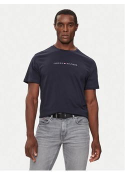 Tommy Hilfiger T-Shirt UM0UM03344 Granatowy Regular Fit ze sklepu MODIVO w kategorii T-shirty męskie - zdjęcie 181033613