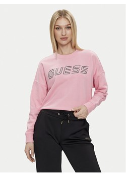 Guess Bluza Skylar V4GQ07 K8802 Różowy Relaxed Fit ze sklepu MODIVO w kategorii Bluzy damskie - zdjęcie 181033643