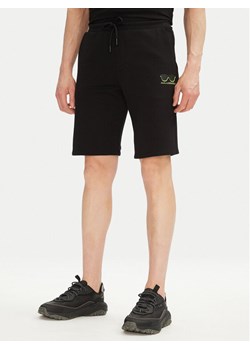 KARL LAGERFELD Szorty sportowe 705400 552917 Czarny Regular Fit ze sklepu MODIVO w kategorii Spodenki męskie - zdjęcie 181033693