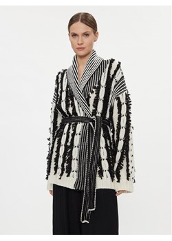 TWINSET Kardigan 232TT3213 Écru Regular Fit ze sklepu MODIVO w kategorii Swetry damskie - zdjęcie 181033741