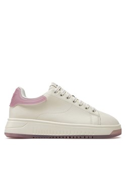 Emporio Armani Sneakersy X3X024 XR128 C659 Écru ze sklepu MODIVO w kategorii Buty sportowe damskie - zdjęcie 181033753