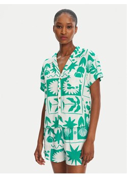 Banana Moon Koszula Taylor Shellpat MHW67 Zielony Loose Fit ze sklepu MODIVO w kategorii Koszule damskie - zdjęcie 181033914