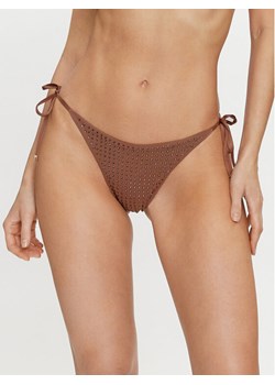 Guess Dół od bikini E4GO06 KC5Z0 Brązowy ze sklepu MODIVO w kategorii Stroje kąpielowe - zdjęcie 181034201
