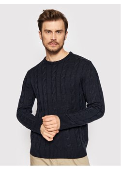 Brave Soul Sweter MK-181MAOC Granatowy Regular Fit ze sklepu MODIVO w kategorii Swetry męskie - zdjęcie 181034250