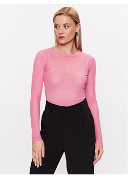 Hugo Bluzka 50489194 Różowy Slim Fit ze sklepu MODIVO w kategorii Bluzki damskie - zdjęcie 181034284