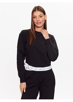 Guess Bluza O3YQ01KBS91 Czarny Regular Fit ze sklepu MODIVO w kategorii Bluzy damskie - zdjęcie 181034320