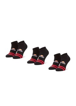 Ellesse Zestaw 3 par niskich skarpet męskich Melna SAAC0876 Czarny ze sklepu MODIVO w kategorii Skarpetki męskie - zdjęcie 181034334