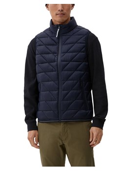s.Oliver Kamizelka 2125741 Granatowy Regular Fit ze sklepu MODIVO w kategorii Kamizelki męskie - zdjęcie 181034352