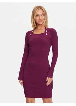 Marciano Guess Sukienka dzianinowa 4BGK01 5613Z Różowy Bodycon Fit ze sklepu MODIVO w kategorii Sukienki - zdjęcie 181034422