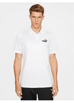 Puma Polo Ess Pique 586674 Biały Regular Fit ze sklepu MODIVO w kategorii T-shirty męskie - zdjęcie 181034424