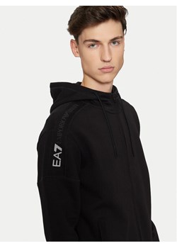 EA7 Emporio Armani Bluza 6DPM14 PJVTZ 1200 Czarny Regular Fit ze sklepu MODIVO w kategorii Bluzy męskie - zdjęcie 181034573