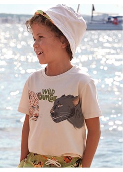 Mayoral T-Shirt 3011 Écru Regular Fit - id: 0000303859961 - marki Mayoral - 181034611 Mayoral T-Shirt 3011 Écru Regular Fit ze sklepu MODIVO w kategorii T-shirty chłopięce - zdjęcie 181034611