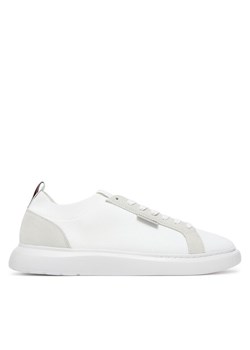 Tommy Hilfiger Sneakersy Light Cupsole Knit Seasonal FM0FM05403 Biały ze sklepu MODIVO w kategorii Buty sportowe męskie - zdjęcie 181034613