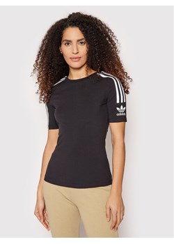 adidas T-Shirt Tight Tee FM2592 Czarny Slim Fit ze sklepu MODIVO w kategorii Bluzki damskie - zdjęcie 181034792