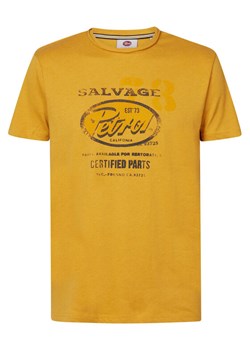 Petrol Industries T-Shirt M-1030-TSR608 Żółty Regular Fit ze sklepu MODIVO w kategorii T-shirty męskie - zdjęcie 181034804