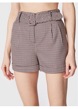 NAF NAF Szorty materiałowe Brenda SH THNB19A Kolorowy Regular Fit ze sklepu MODIVO w kategorii Szorty - zdjęcie 181034820