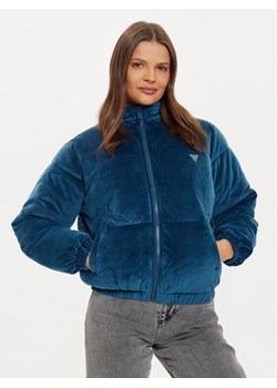 Guess Kurtka zimowa V4BL03 KBXI2 Niebieski Regular Fit ze sklepu MODIVO w kategorii Kurtki damskie - zdjęcie 181034884