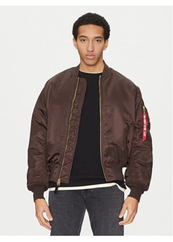 Alpha Industries Kurtka bomber Ma-1 100101 Brązowy Regular Fit ze sklepu MODIVO w kategorii Kurtki męskie - zdjęcie 181035010