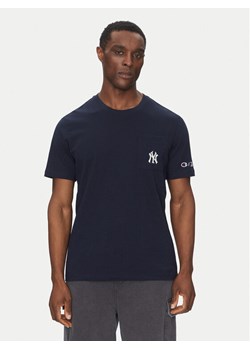 Champion T-Shirt 221038 Granatowy Regular Fit ze sklepu MODIVO w kategorii T-shirty męskie - zdjęcie 181035014