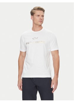 Paul&Shark T-Shirt C0P1239 Biały Regular Fit ze sklepu MODIVO w kategorii T-shirty męskie - zdjęcie 181035074