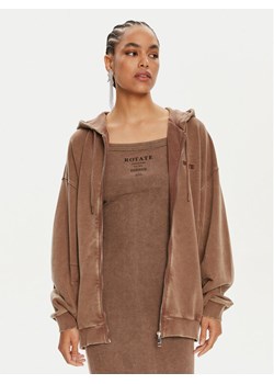 ROTATE Bluza 1124721705 Brązowy Boxy Fit ze sklepu MODIVO w kategorii Bluzy damskie - zdjęcie 181035170