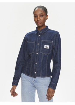Calvin Klein Jeans Koszula jeansowa Lean J20J222825 Niebieski Slim Fit ze sklepu MODIVO w kategorii Koszule damskie - zdjęcie 181035180