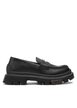 Hugo Loafersy Fabyan 50523315 Czarny ze sklepu MODIVO w kategorii Lordsy damskie - zdjęcie 181035190