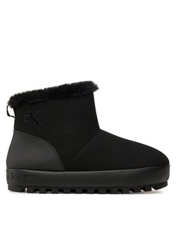 Calvin Klein Jeans Kapcie Home Anke Slipper YW0YW01592 Czarny ze sklepu MODIVO w kategorii Kapcie damskie - zdjęcie 181035193