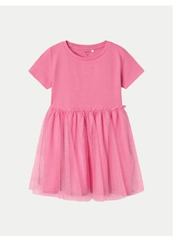 NAME IT Sukienka codzienna Harana 13226043 Różowy Regular Fit ze sklepu MODIVO w kategorii Sukienki dziewczęce - zdjęcie 181035262