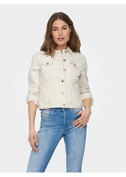 ONLY Kurtka jeansowa Tia 15177238 Écru Regular Fit ze sklepu MODIVO w kategorii Kurtki damskie - zdjęcie 181035292