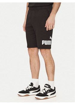 Puma Szorty sportowe Ess 682596 Czarny Regular Fit ze sklepu MODIVO w kategorii Spodenki męskie - zdjęcie 181035301