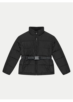 Calvin Klein Jeans Kurtka zimowa IG0IG02592 D Czarny Slim Fit - id: 0000303843441 - marki Calvin Klein - 181035320 Calvin Klein Jeans Kurtka zimowa IG0IG02592 D Czarny Slim Fit ze sklepu MODIVO w kategorii Kurtki chłopięce - zdjęcie 181035320