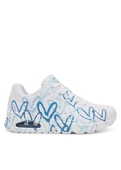 Skechers Sneakersy Uno - Spread the Love 155507/WBL Biały ze sklepu MODIVO w kategorii Buty sportowe damskie - zdjęcie 181035331