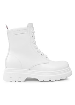 Tommy Hilfiger Kozaki T4A5-33039-1453 M Biały ze sklepu MODIVO w kategorii Buty zimowe dziecięce - zdjęcie 181035390