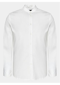 Sisley Koszula 5CNXSQ032 Biały Slim Fit ze sklepu MODIVO w kategorii Koszule męskie - zdjęcie 181035400