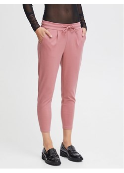 ICHI Spodnie materiałowe 20104757 Różowy Slim Fit ze sklepu MODIVO w kategorii Spodnie damskie - zdjęcie 181035443