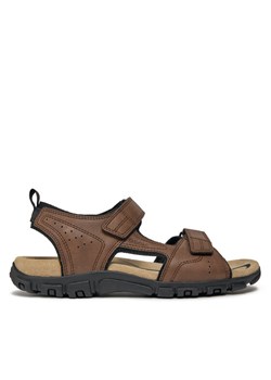 Geox Sandały Uomo Sandal Strada U4524B 000ME C6006 Brązowy ze sklepu MODIVO w kategorii Sandały męskie - zdjęcie 181035483