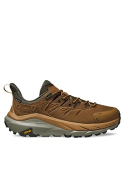 Hoka Trekkingi Kaha 2 Low GTX GORE-TEX 1123190 Brązowy ze sklepu MODIVO w kategorii Buty trekkingowe męskie - zdjęcie 181035582