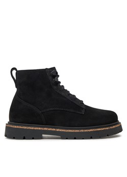 Birkenstock Botki Highwood Lace Mid W Lena 1028893 Czarny ze sklepu MODIVO w kategorii Botki - zdjęcie 181035774