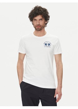 La Martina T-Shirt Vernie MAR009 JS206 Biały Regular Fit ze sklepu MODIVO w kategorii T-shirty męskie - zdjęcie 181035791