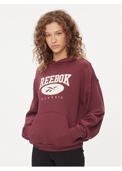 Reebok Bluza Classics Big Logo HZ8101 Czerwony Relaxed Fit ze sklepu MODIVO w kategorii Bluzy damskie - zdjęcie 181035794