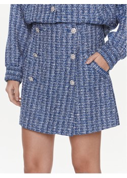 Custommade Spódnica mini Rachelle 999830902 Niebieski Regular Fit ze sklepu MODIVO w kategorii Spódnice - zdjęcie 181035830